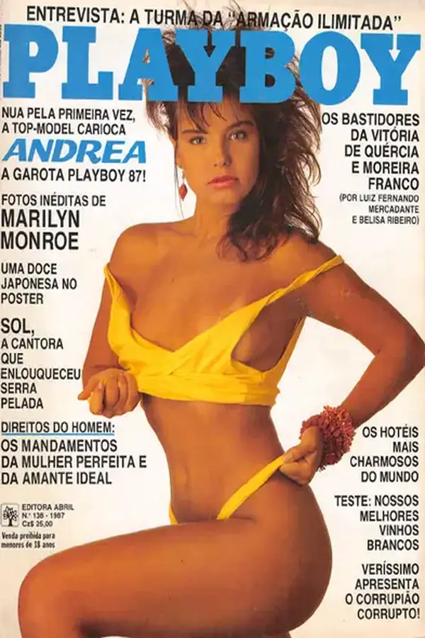 Playboy Brazil - January 1987 Cover
